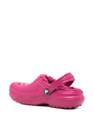 Ciabatte per bambina Crocs Kids fucsia con fodera in pile 207010 ROPK CROCS KIDS 