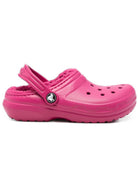 Ciabatte per bambina Crocs Kids fucsia con fodera in pile 207010 ROPK CROCS KIDS 
