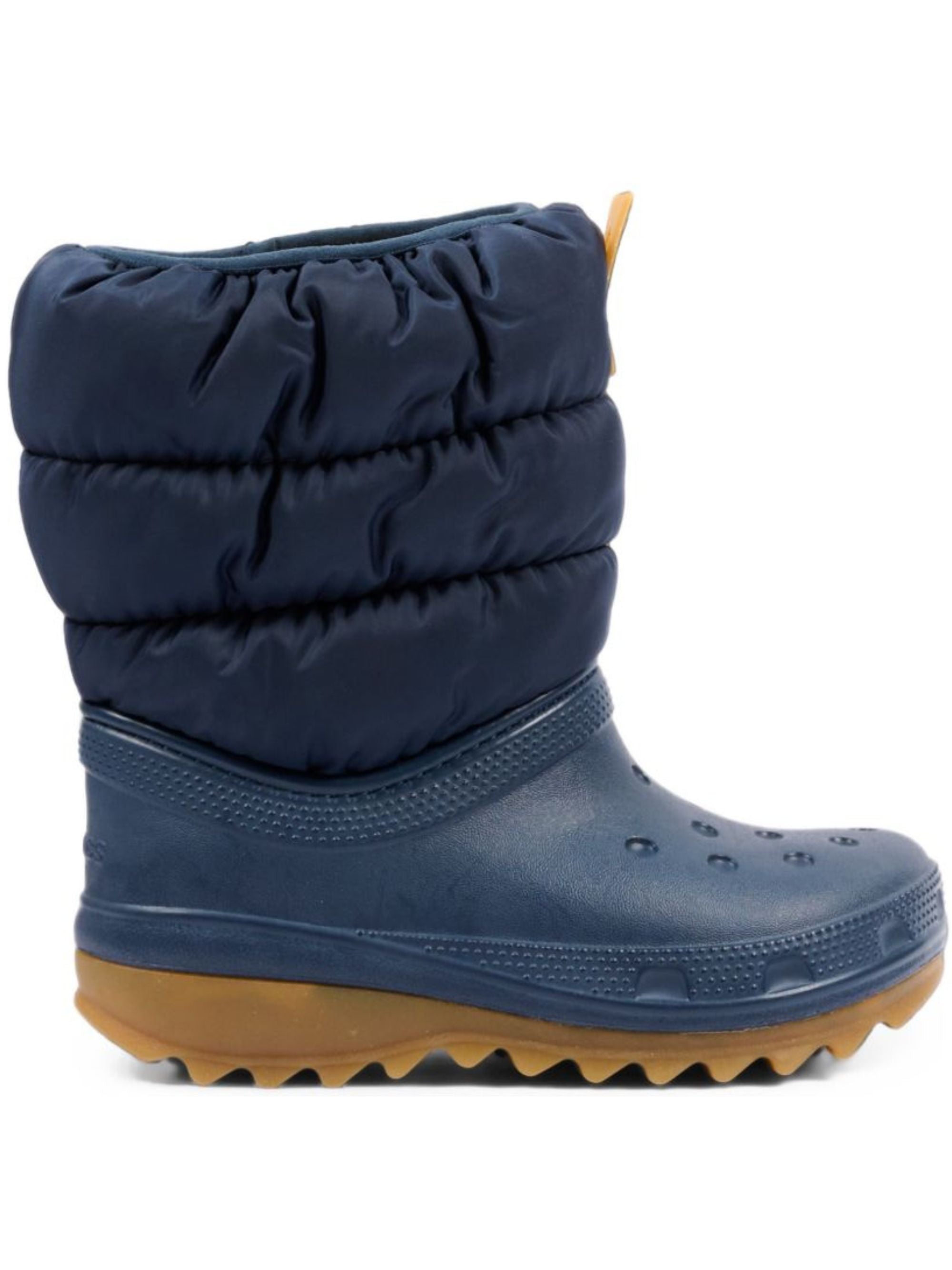Stivali da pioggia Neo-Puff K per bambino Crocs Kids blu con design imbottito 207684 NAGM CROCS KIDS 