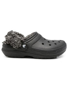Ciabatte Classic Fleece per bambini Crocs Kids nere con finitura in shearling 211396 BLK CROCS KIDS 