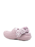 Ciabatte Classic Fleece Lined Clog per bambina Crocs Kids rosa con finitura in pile 211396 DULI CROCS KIDS 
