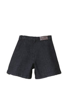 Shorts per bambina Dkny Kids in denim con glitter e pieghe D62780 Z11 DKNY KIDS 