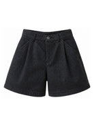 Shorts per bambina Dkny Kids in denim con glitter e pieghe D62780 Z11 DKNY KIDS 