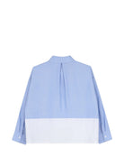 Camicia per bambina DKNY Kids azzurra con design a inserti D62781 V38 DKNY KIDS 
