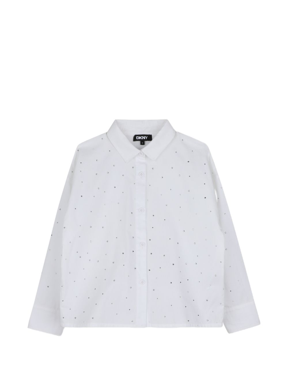 Camicia per bambina Dkny Kids bianca con decorazione D62782 10P DKNY KIDS 