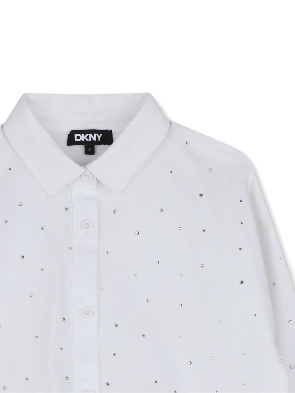 Camicia per bambina Dkny Kids bianca con decorazione D62782 10P DKNY KIDS 