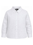 Camicia per bambina Dkny Kids bianca con decorazione D62782 10P DKNY KIDS 