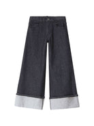 Jeans per bambina Dkny Kids in denim a gamba ampia D62783 Z11 DKNY KIDS 