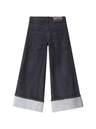 Jeans per bambina Dkny Kids in denim a gamba ampia D62783 Z11 DKNY KIDS 
