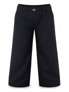 Pantaloni per bambina DKNY Kids blu con motivo gessato D62786 845 DKNY KIDS 