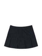 Gonna per bambina DKNY Kids nera con design gessato D62789 845 DKNY KIDS 