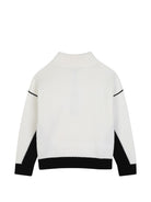 Maglione per bambina DKNY Kids bianco con logo sul davanti D62897 N50 DKNY KIDS 