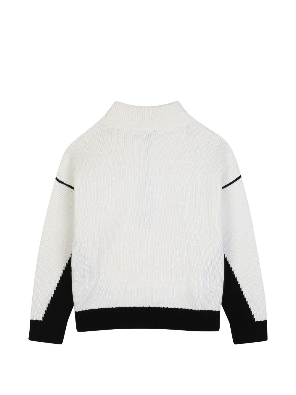Maglione per bambina DKNY Kids bianco con logo sul davanti D62897 N50 DKNY KIDS 