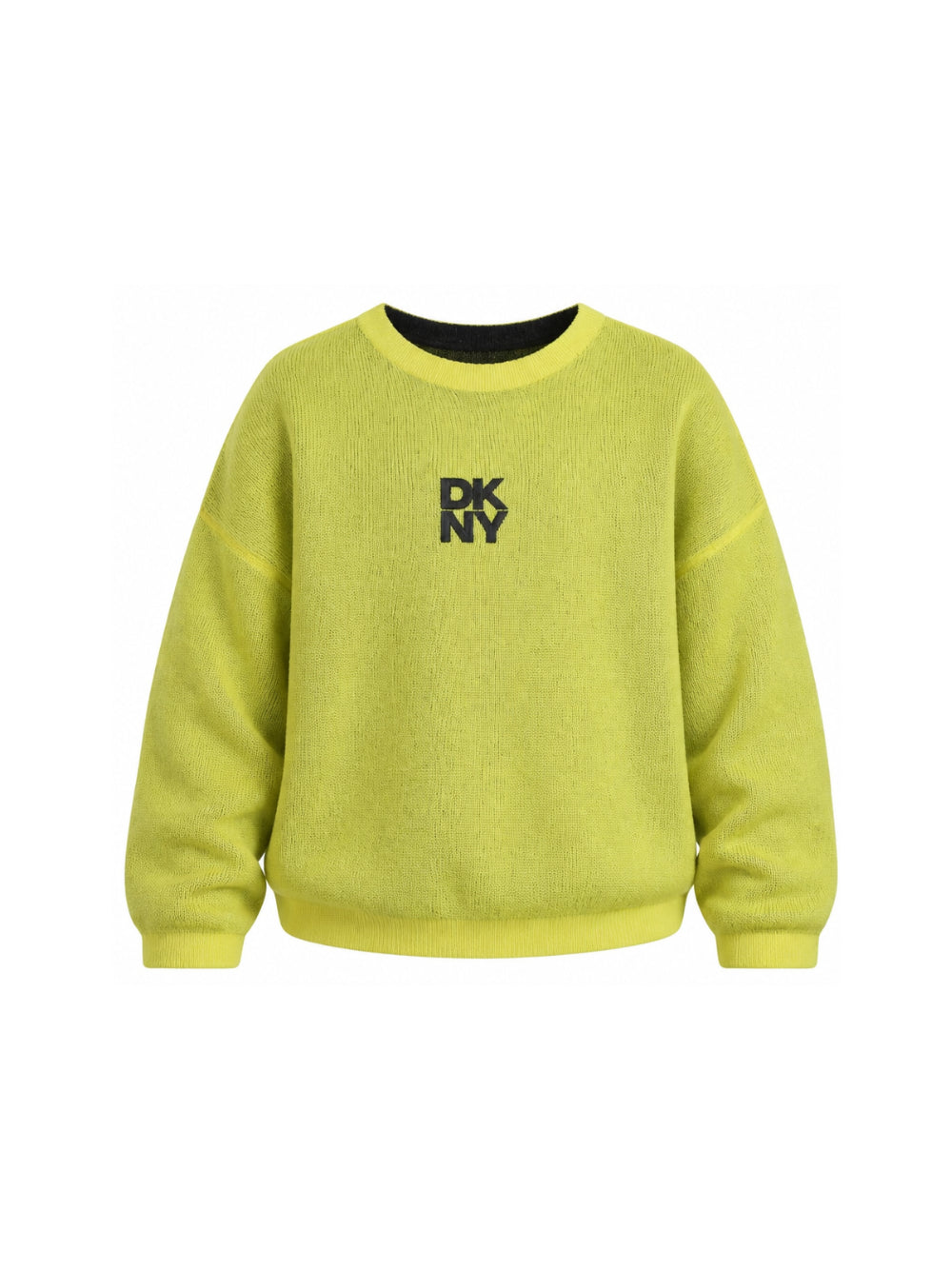 Maglione per bambina DKNY Kids verde con design reversibile D62898 T90 DKNY KIDS 