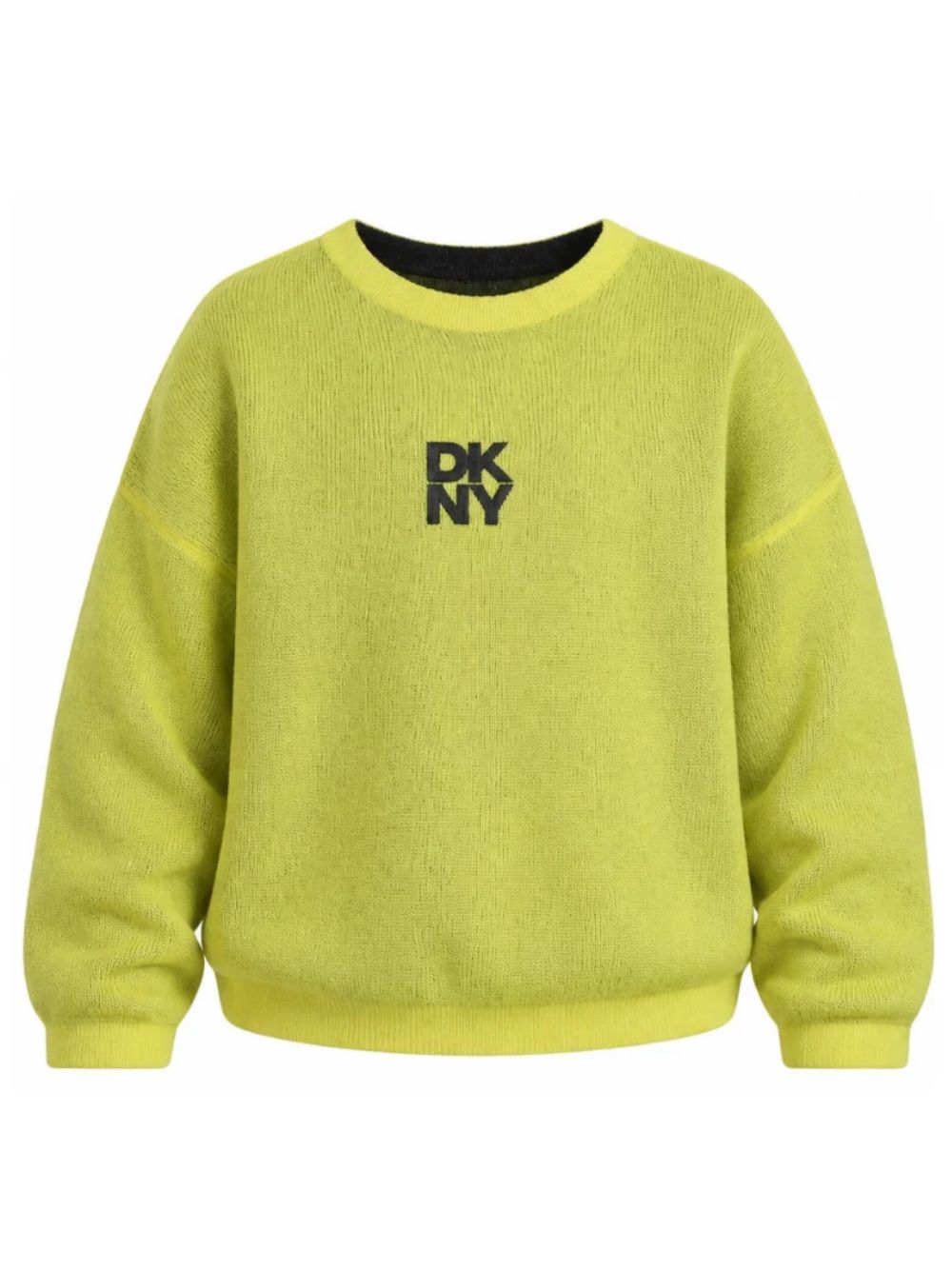 Maglione per bambina DKNY Kids verde con design reversibile D62898 T90 DKNY KIDS 