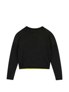 Maglione per bambina DKNY Kids verde con design reversibile D62898 T90 DKNY KIDS 