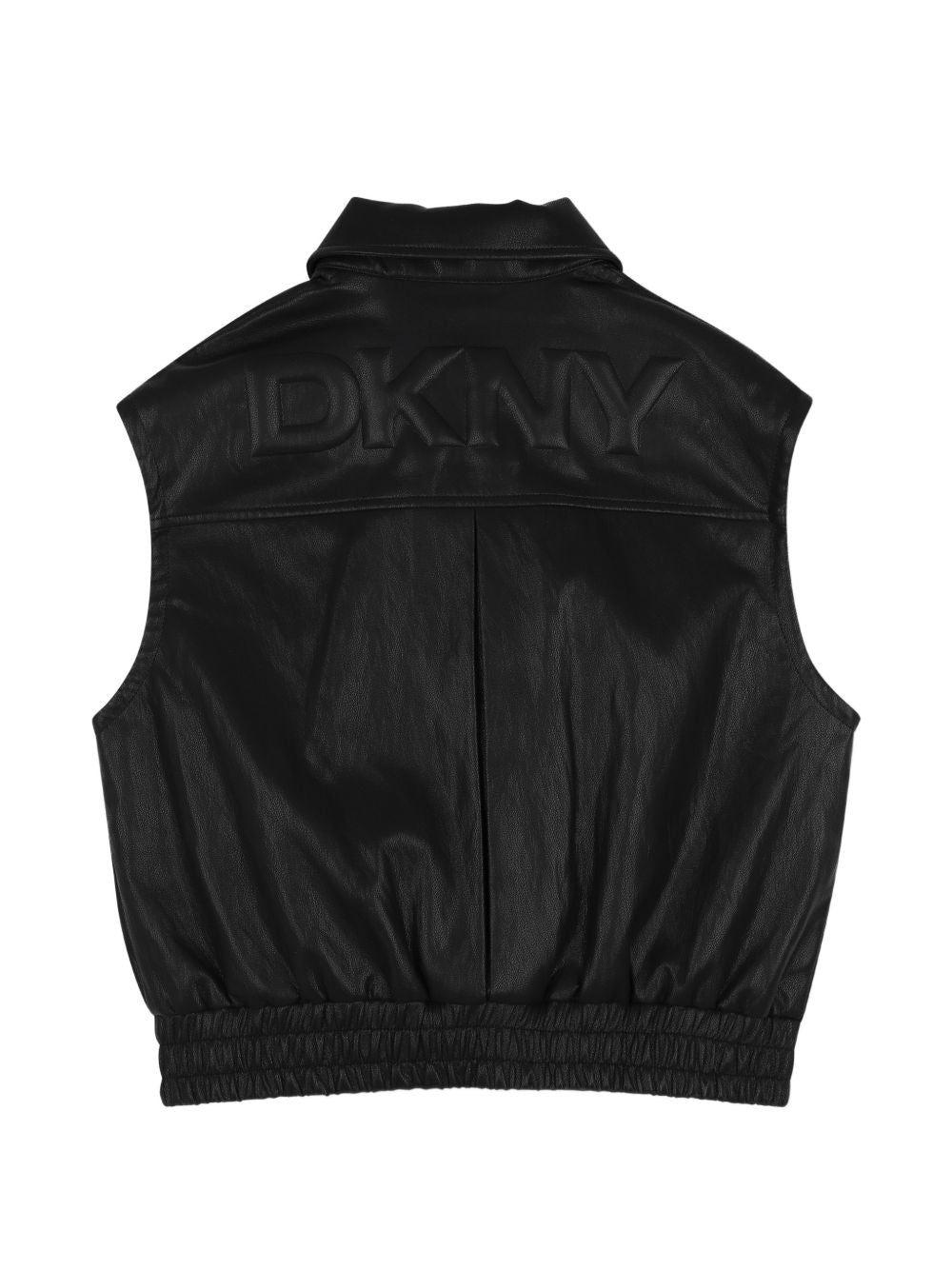 Giubbino per bambina DKNY Kids nero con colletto D62908 09B DKNY KIDS 