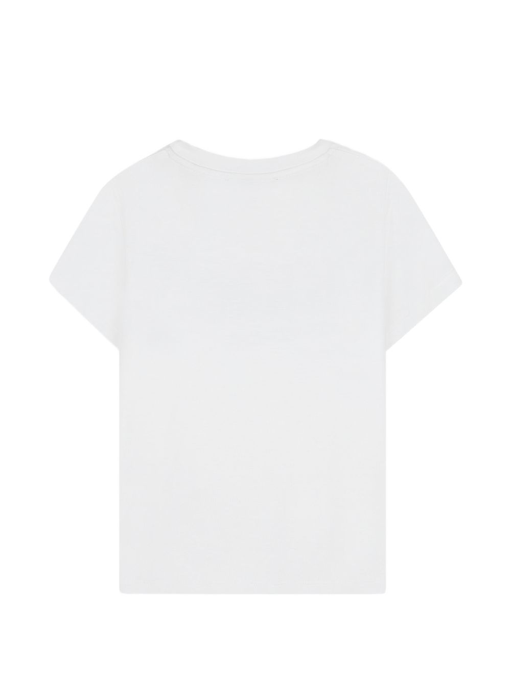 T-shirt per bambina DKNY Kids bianca con dettagli con strass D62912 117 DKNY KIDS 