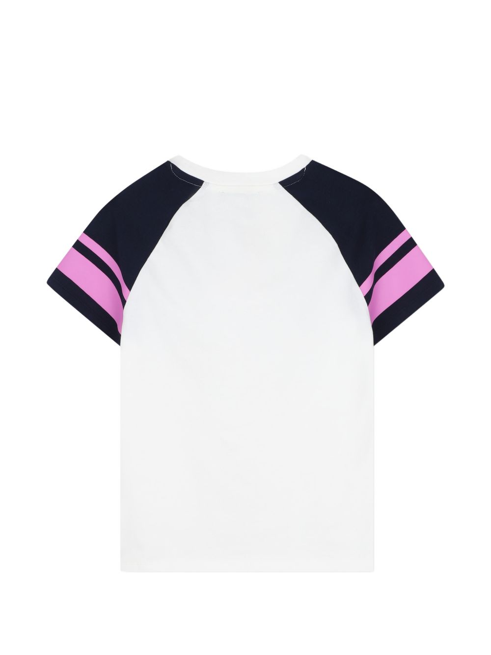 T-shirt per bambina Dkny Kids bianca con stampa grafica D62915 117 DKNY KIDS 