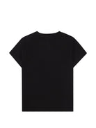 T-shirt per bambina Dkny kids nera con stampa logo D62916 09B DKNY KIDS 