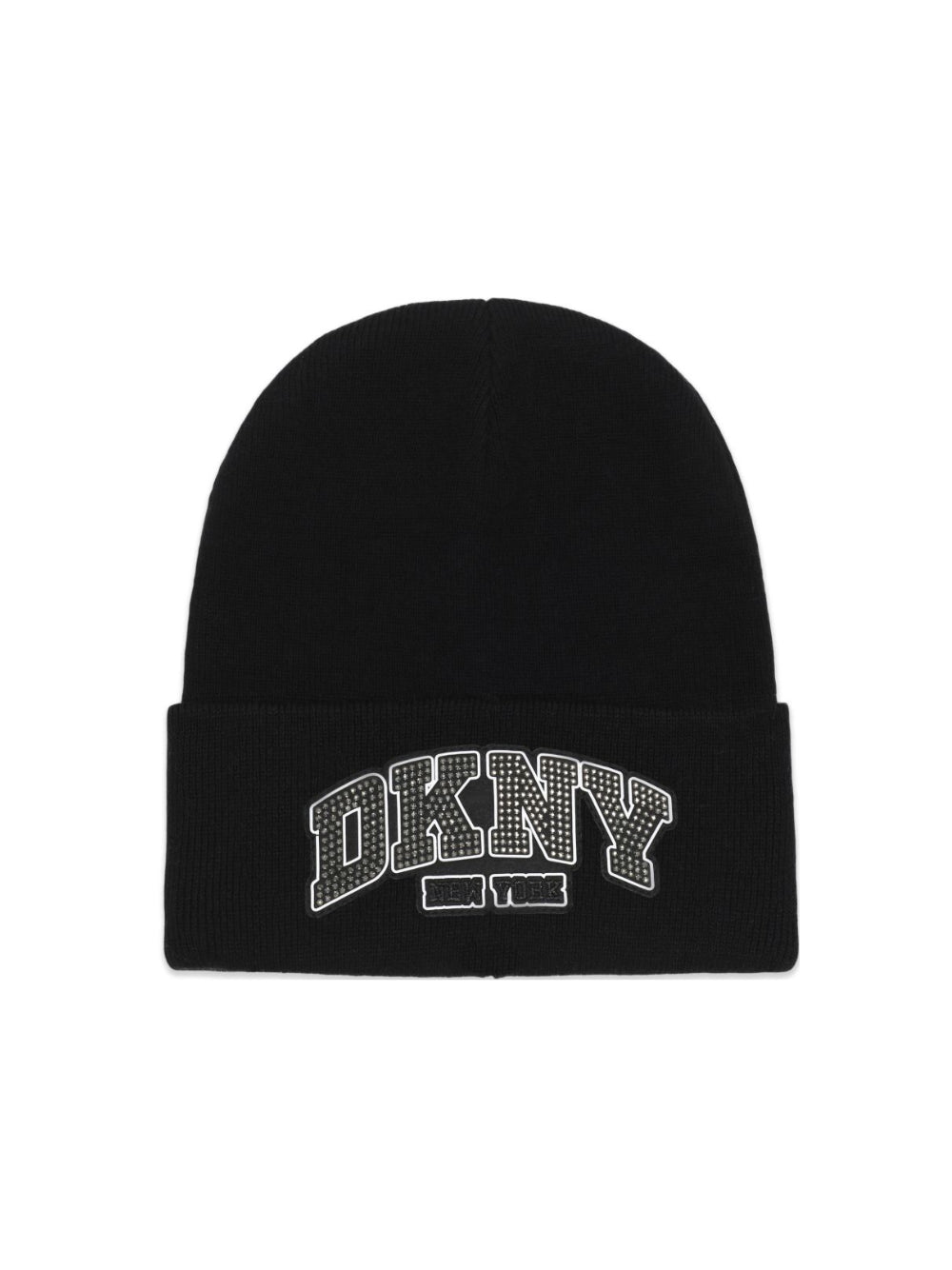 Cappello per bambina DKNY Kids nero con logo applicato sul davanti D62929 09B DKNY KIDS 