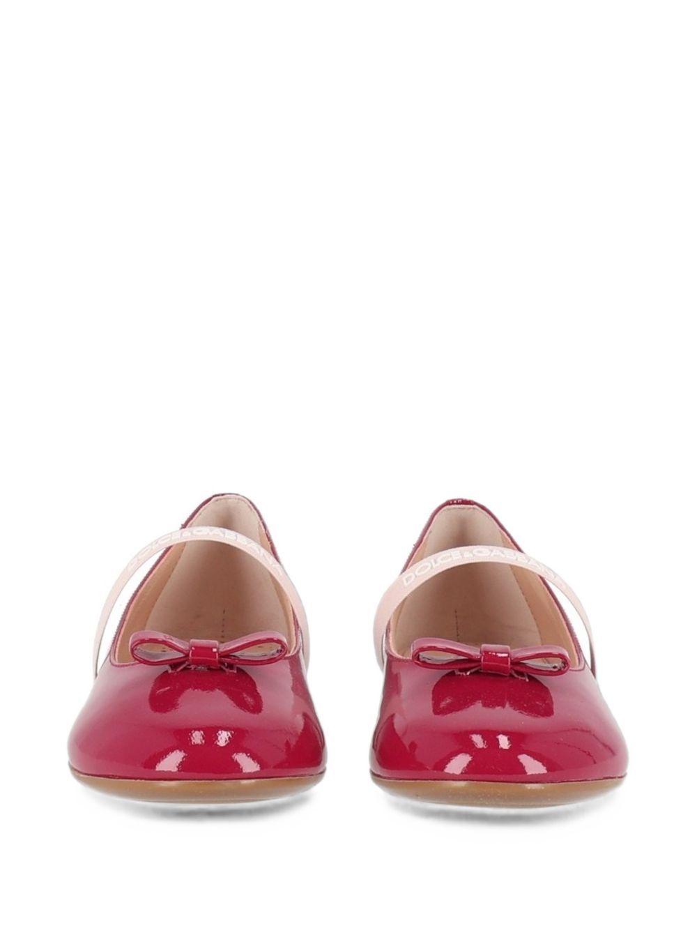 Ballerine per bambina Dolce & Gabbana Kids rosse con dettaglio fiocco D11294 A4831 8I484 DOLCE & GABBANA KIDS 