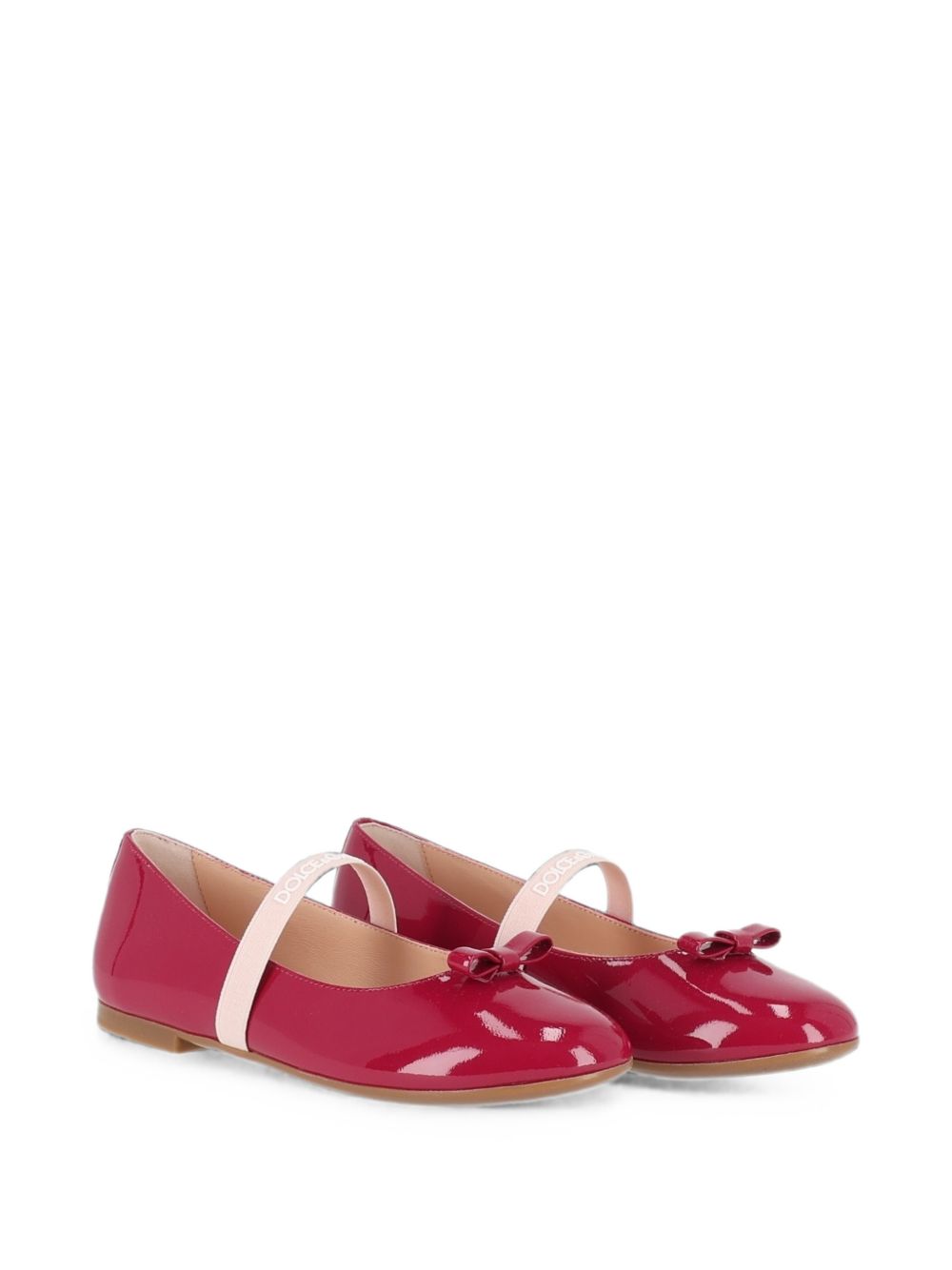Ballerine per bambina Dolce & Gabbana Kids rosse con dettaglio fiocco D11294 A4831 8I484 DOLCE & GABBANA KIDS 