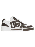 Sneakers per bambino Dolce & Gabbana Kids bianche con logo in rilievo DA5263 A1160 8S091 DOLCE & GABBANA KIDS 