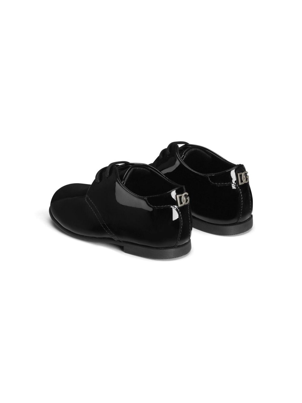 Scarpe eleganti per bambino Dolce & Gabbana Kids nere con finitura lucida DL0083 A4150 80999 DOLCE & GABBANA KIDS 