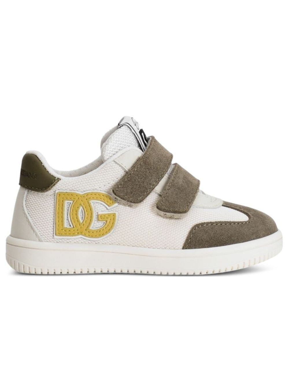Sneakers per bambini Dolce & Gabbana Kids bianche con chiusura a strappo DN0205 A4278 8M557 DOLCE & GABBANA KIDS 