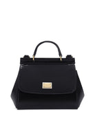 Borsa per bambina Dolce & Gabbana Kids nera con finitura lucida EB0003 A1067 80658 DOLCE & GABBANA KIDS 