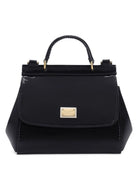 Borsa per bambina Dolce & Gabbana Kids nera con finitura lucida EB0003 A1067 80658 DOLCE & GABBANA KIDS 