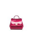 Borsa tote Sicily mini per bambina Dolce & Gabbana Kids fucsia in vernice EB0003 A1067 8I484 DOLCE & GABBANA KIDS 