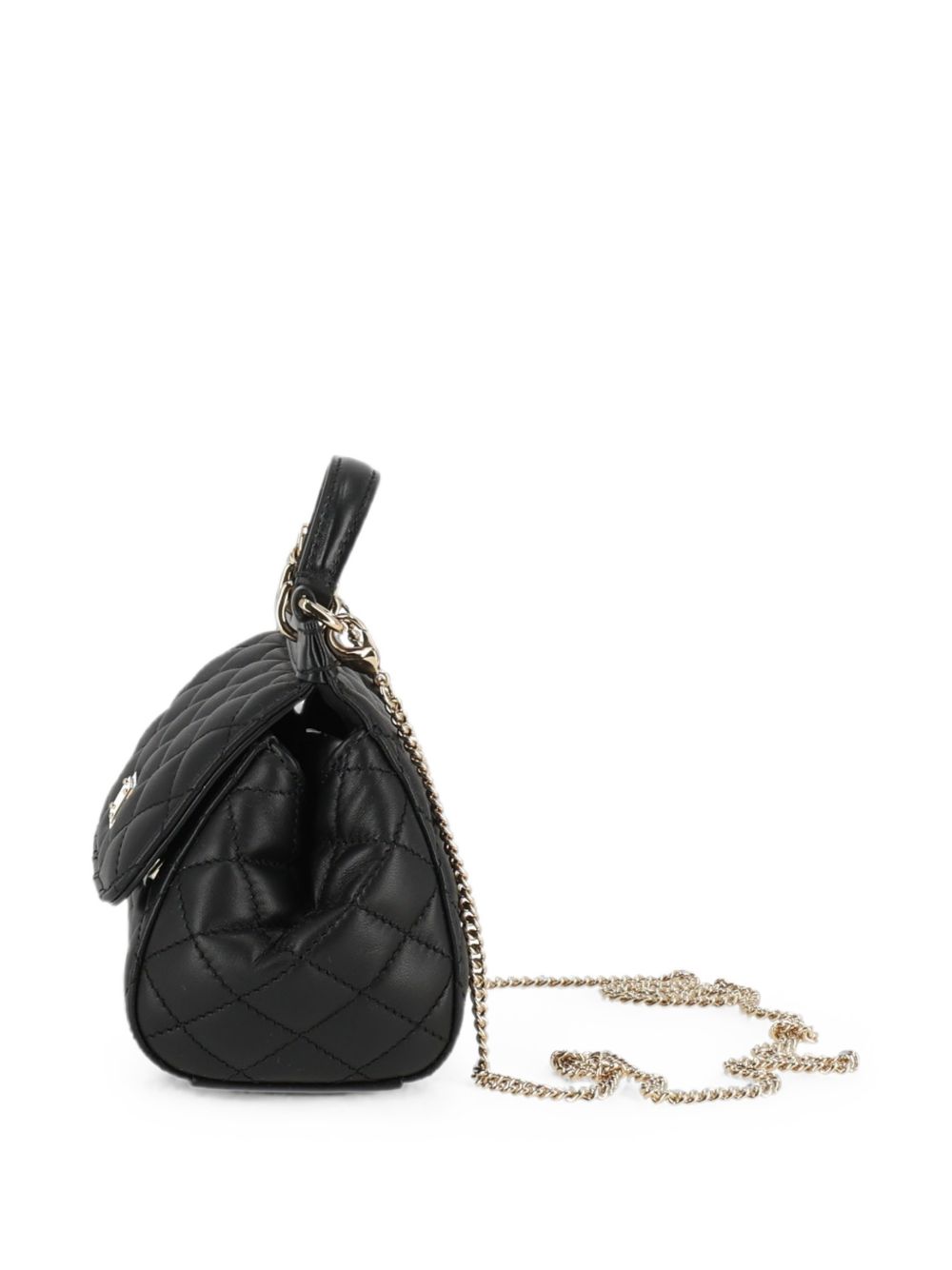 Borsa tote Sicily mini per bambina Dolce & Gabbana Kids nera con design trapuntato EB0003 A3L70 8B956 DOLCE & GABBANA KIDS 