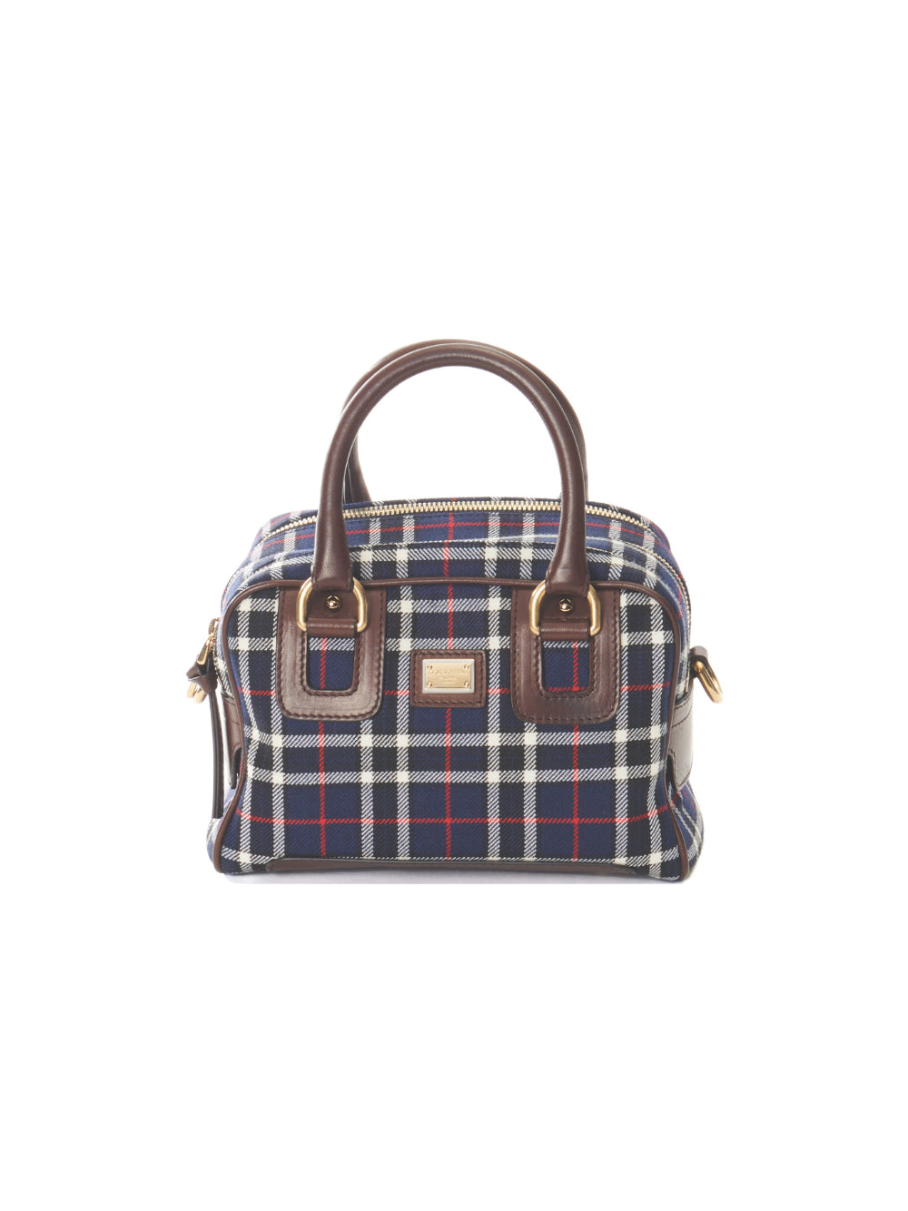 Borsa Lilly per bambina Dolce & Gabbana Kids blu in tartan EB0272 A0693 8S046 DOLCE & GABBANA KIDS 