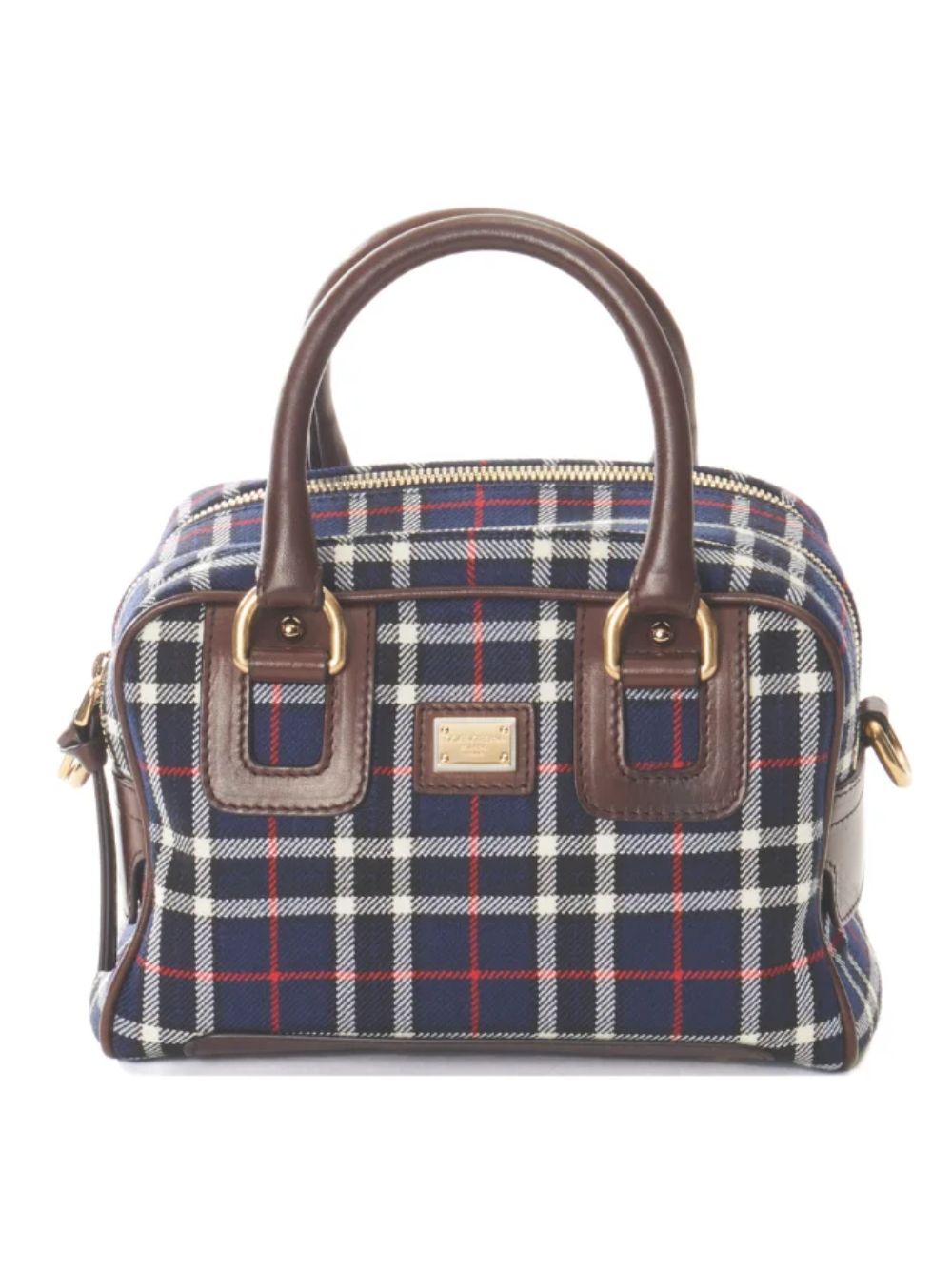Borsa Lilly per bambina Dolce & Gabbana Kids blu in tartan EB0272 A0693 8S046 DOLCE & GABBANA KIDS 