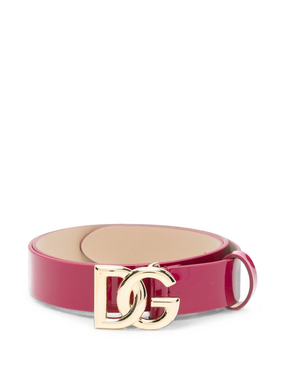 Cintura per bambina Dolce & Gabbana Kids fucsia con placca logo EE0068 A1067 8I484 DOLCE & GABBANA KIDS 