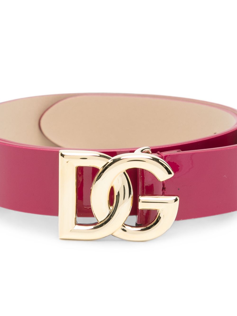 Cintura per bambina Dolce & Gabbana Kids fucsia con placca logo EE0068 A1067 8I484 DOLCE & GABBANA KIDS 