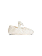 Scarpe primi passi per neonata Dolce & Gabbana Kids bianche in pizzo L0EGK3 G7P4A S9000 DOLCE & GABBANA KIDS 