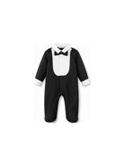 Tutina per neonato Dolce & Gabbana Kids nera con papillon L11O85 G7P2A S9000 DOLCE & GABBANA KIDS 