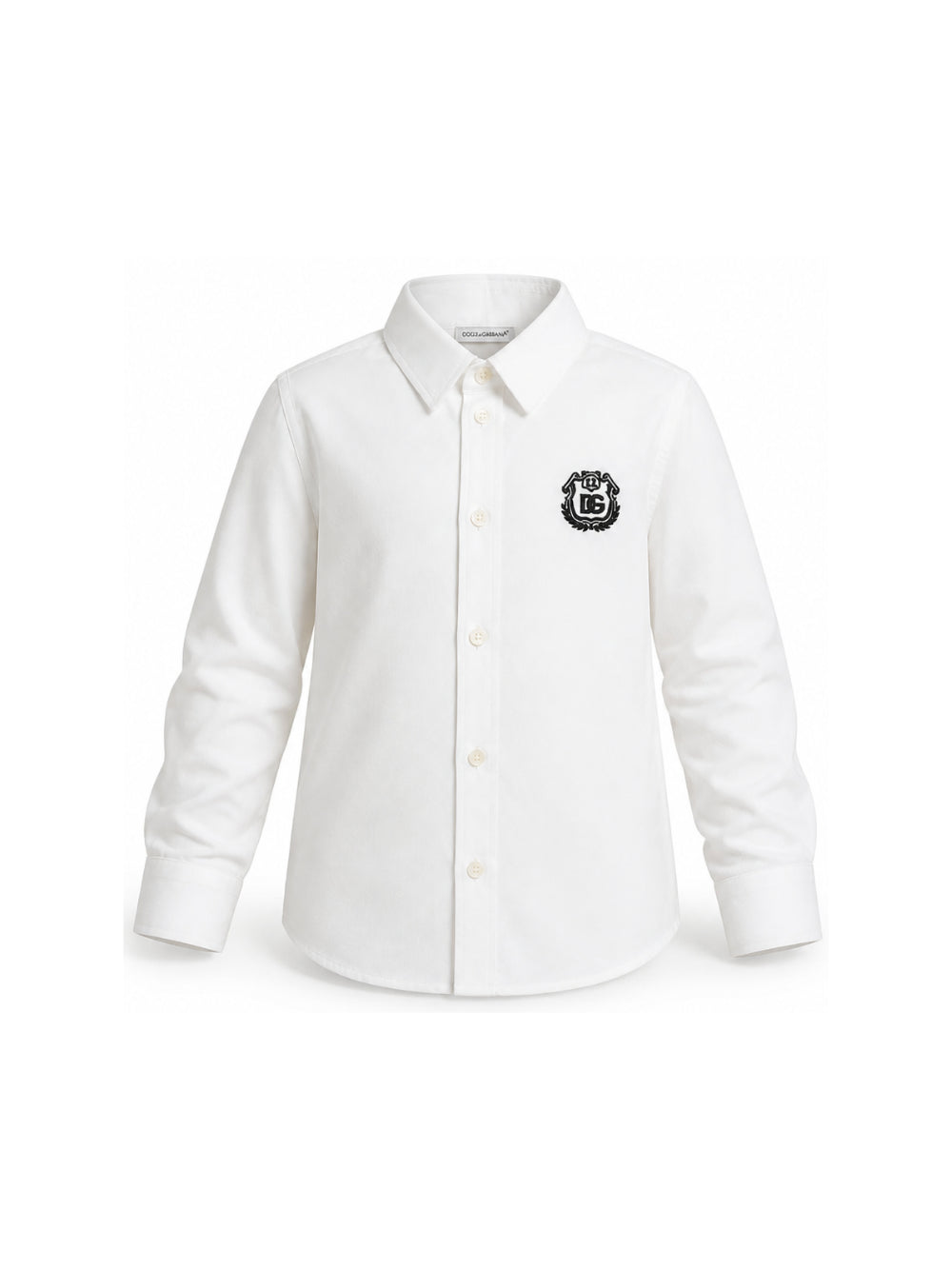 Camicia per bambino Dolce & Gabbana Kids bianca con colletto classico L43S23 G7P6F W0800 DOLCE & GABBANA KIDS 