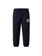 Pantaloni per bambino Dolce & Gabbana Kids blu con logo sul davanti L45P34 G7P6H S9000 DOLCE & GABBANA KIDS 