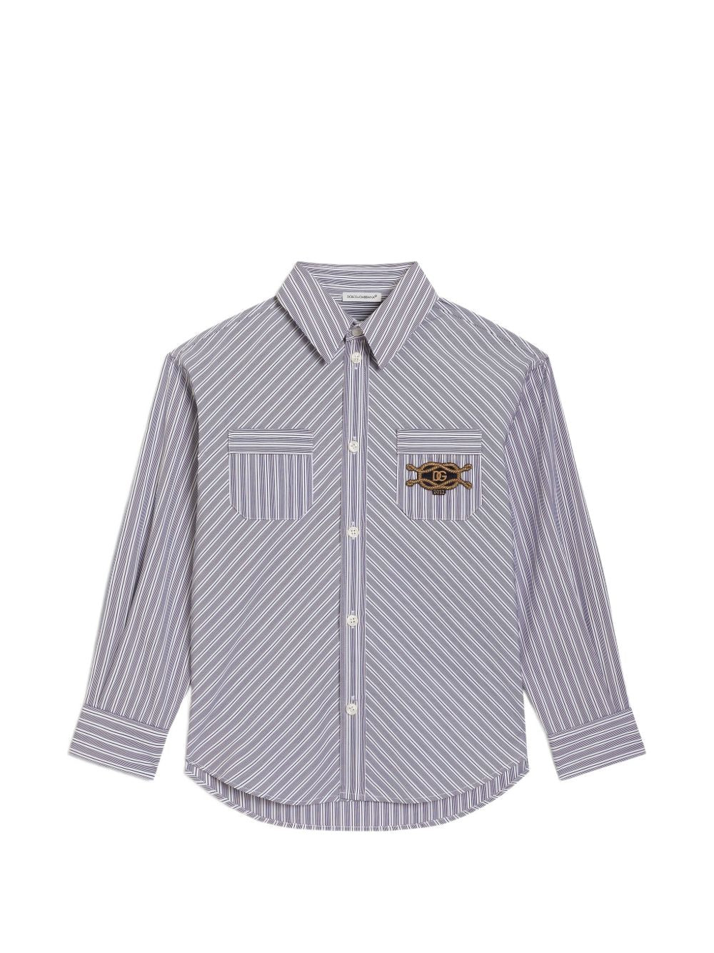 Camicia per bambino Dolce & Gabbana Kids multicolore con motivo a righe L45S13 FR532 S8051 DOLCE & GABBANA KIDS 