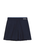 Gonna per bambina Dolce & Gabbana Kids blu con pieghe L53Q57 HU2CB B6712 DOLCE & GABBANA KIDS 