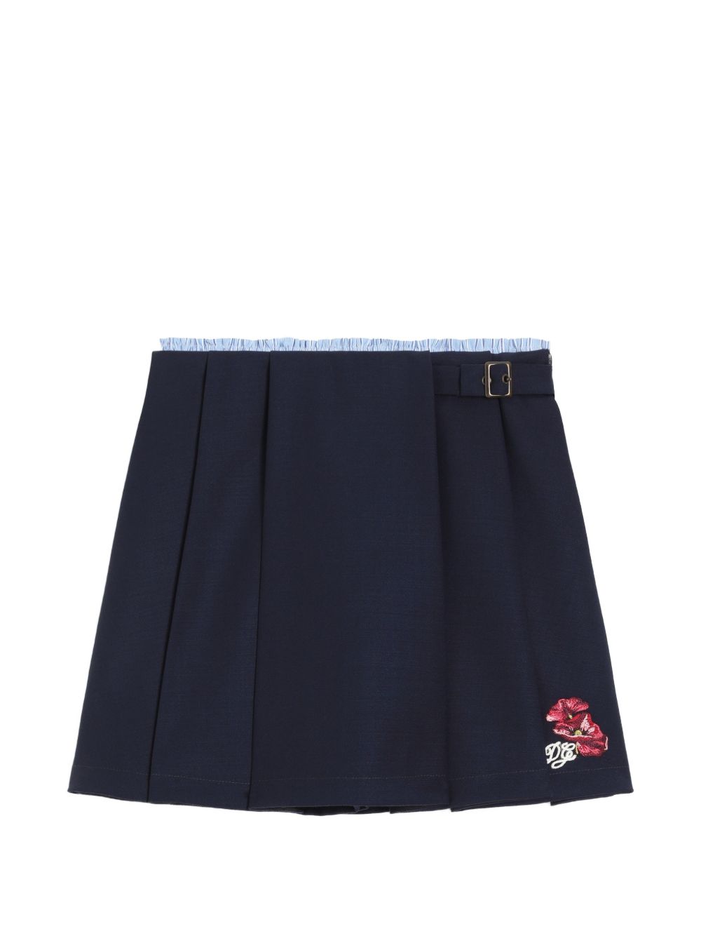 Gonna per bambina Dolce & Gabbana Kids blu con pieghe L53Q57 HU2CB B6712 DOLCE & GABBANA KIDS 