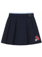 Gonna per bambina Dolce & Gabbana Kids blu con pieghe L53Q57 HU2CB B6712 DOLCE & GABBANA KIDS 