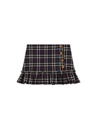 Gonna per bambina Dolce & Gabbana Kids blu con motivo tartan L56I08 FQ2N0 S8104 DOLCE & GABBANA KIDS 