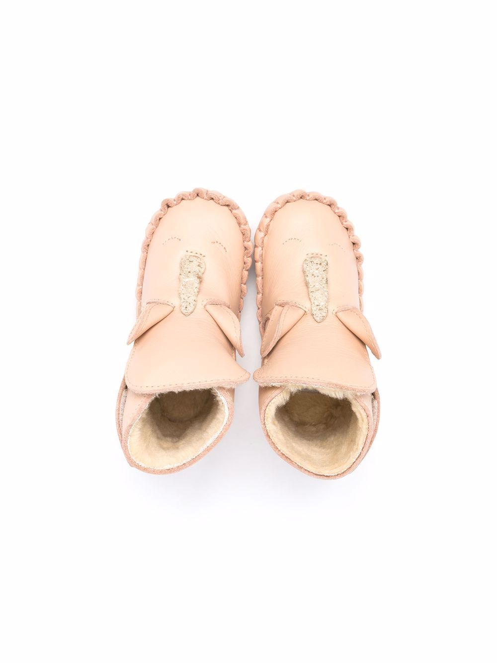 Stivaletti finto shearling per neonati Donsje Kids beige con suola piatta 1028305 LE121 DONSJE KIDS 