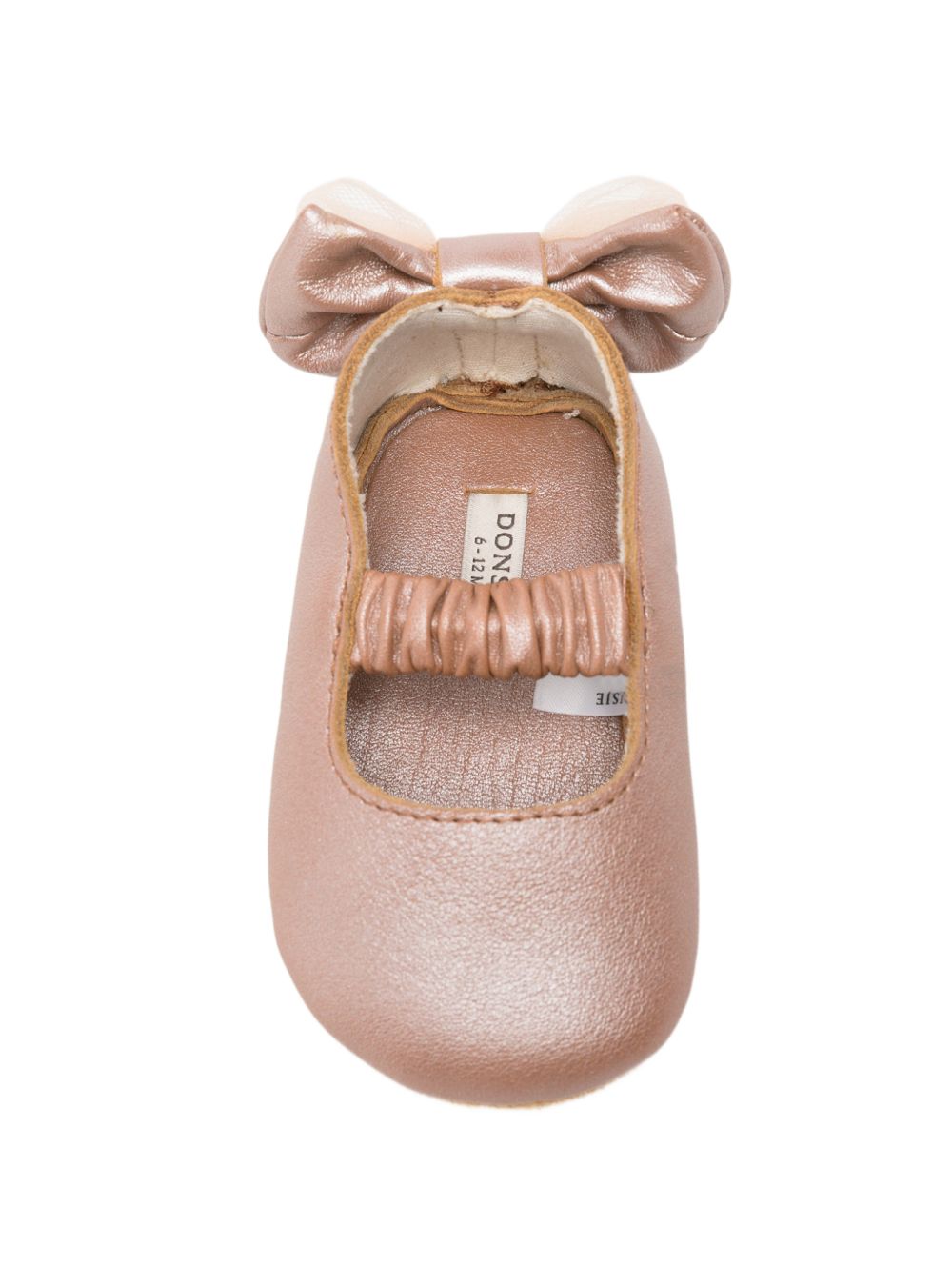 Scarpe per neonata Donsje Kids rosa con dettaglio pompon sul retro 1043900 LE203 DONSJE KIDS 