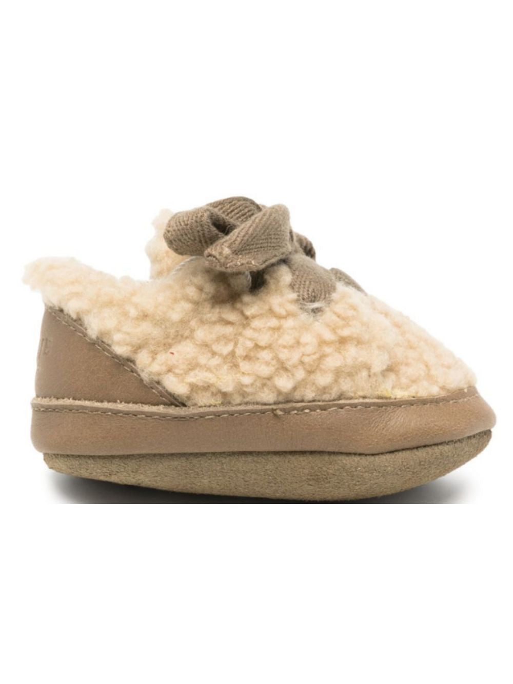 Sneakers per neonati Donsje Kids beige con finitura in shearling 1044300 CF005 DONSJE KIDS 